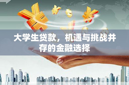 槐荫大学生贷款，机遇与挑战并存的金融选择