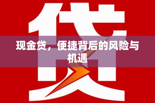 槐荫现金贷，便捷背后的风险与机遇