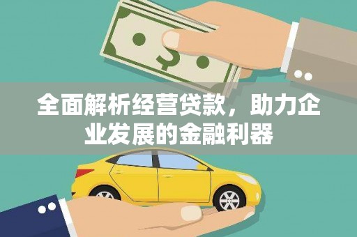 槐荫全面解析经营贷款，助力企业发展的金融利器