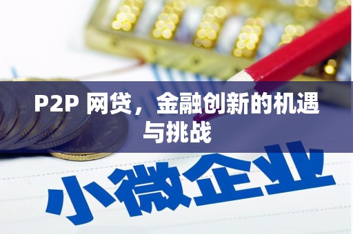 槐荫P2P 网贷，金融创新的机遇与挑战