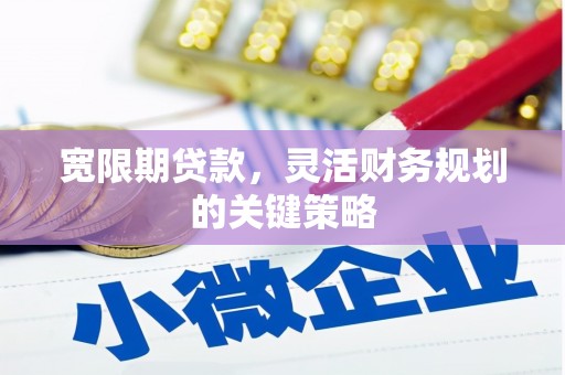 槐荫宽限期贷款，灵活财务规划的关键策略