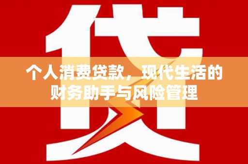 槐荫个人消费贷款，现代生活的财务助手与风险管理