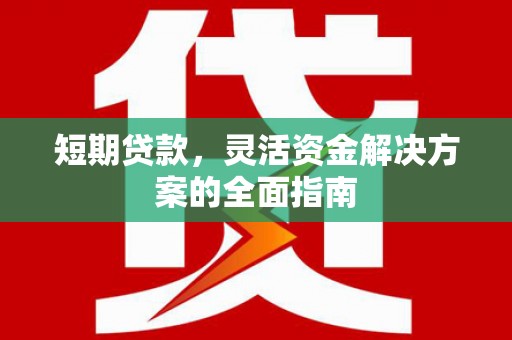 槐荫短期贷款，灵活资金解决方案的全面指南