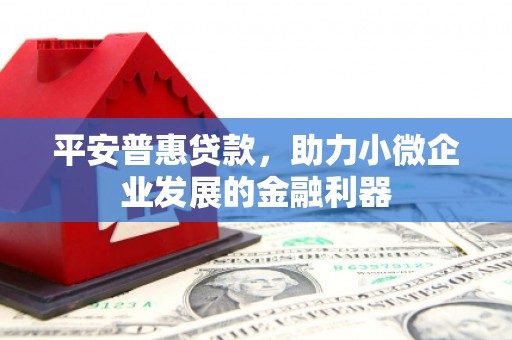 槐荫平安普惠贷款，助力小微企业发展的金融利器
