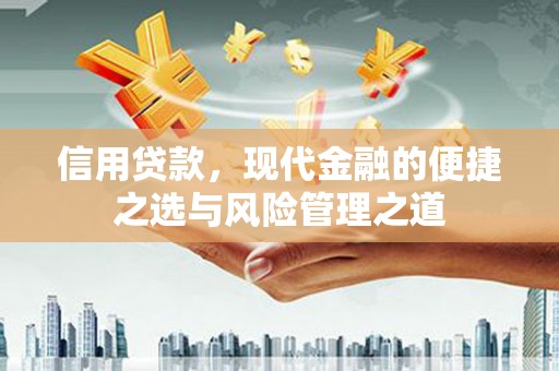 槐荫信用贷款，现代金融的便捷之选与风险管理之道