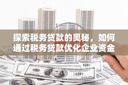 槐荫探索税务贷款的奥秘，如何通过税务贷款优化企业资金流