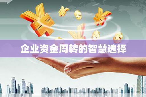 槐荫企业资金周转的智慧选择