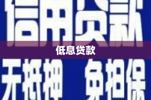 槐荫低息贷款