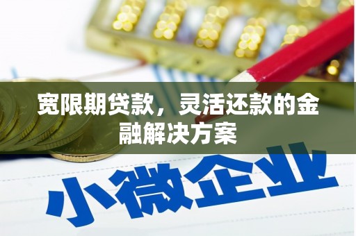 槐荫宽限期贷款，灵活还款的金融解决方案