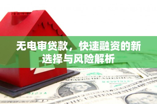 槐荫无电审贷款，快速融资的新选择与风险解析