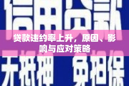 槐荫贷款违约率上升，原因、影响与应对策略