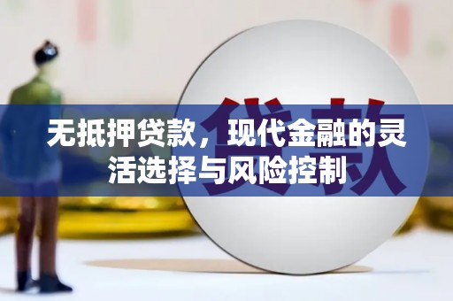 槐荫无抵押贷款，现代金融的灵活选择与风险控制