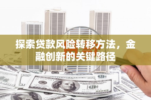 槐荫探索贷款风险转移方法，金融创新的关键路径