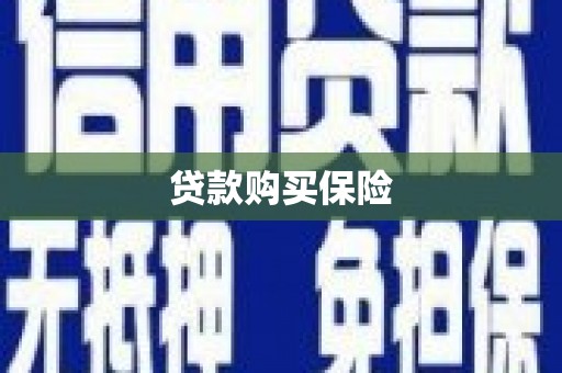 槐荫贷款购买保险