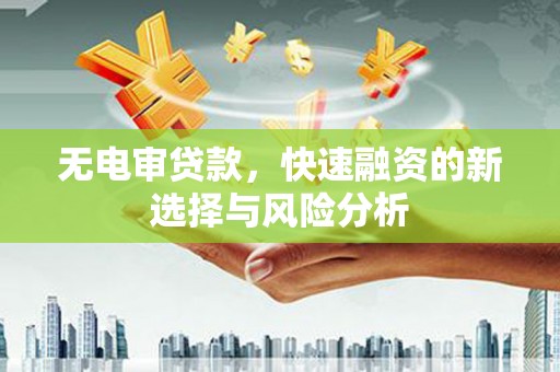 槐荫无电审贷款，快速融资的新选择与风险分析