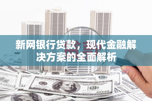 槐荫新网银行贷款，现代金融解决方案的全面解析