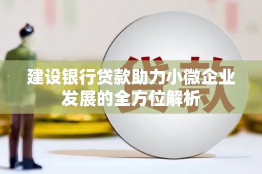槐荫建设银行贷款助力小微企业发展的全方位解析