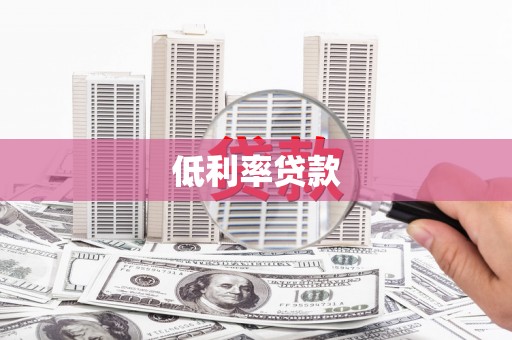 槐荫低利率贷款