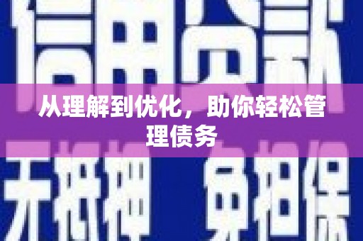 槐荫从理解到优化，助你轻松管理债务
