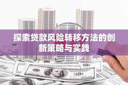 槐荫探索贷款风险转移方法的创新策略与实践