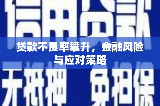 槐荫贷款不良率攀升，金融风险与应对策略